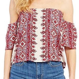 Billabong Best Way off the Shoulder top size small